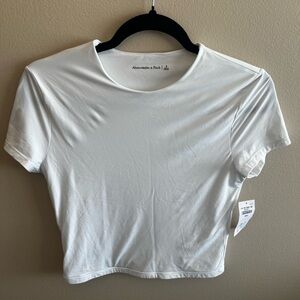 Abercrombie & Fitch Women's Essential Ultra Cropped Baby Tee
